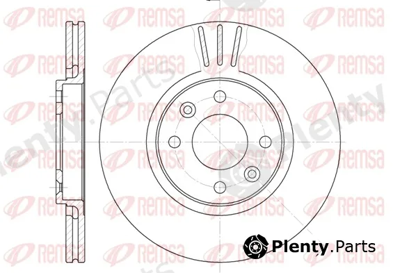 Remsa 6236.10 — Brake Disc