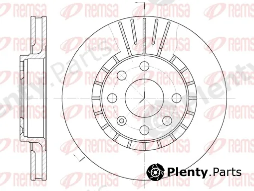 Remsa 6178.10 — Brake Disc