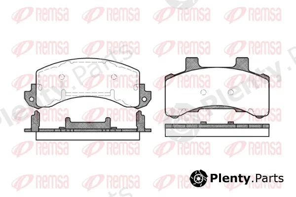 Remsa 0516.00 — Brake Pad Set, disc brake