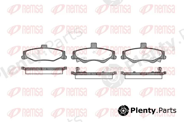Remsa 0865.02 — Brake Pad Set, disc brake