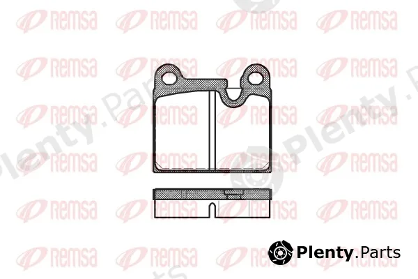 Remsa 0006.80 — Brake Pad Set, disc brake