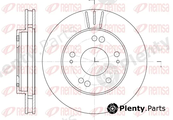 Remsa 61220.10 — Brake Disc