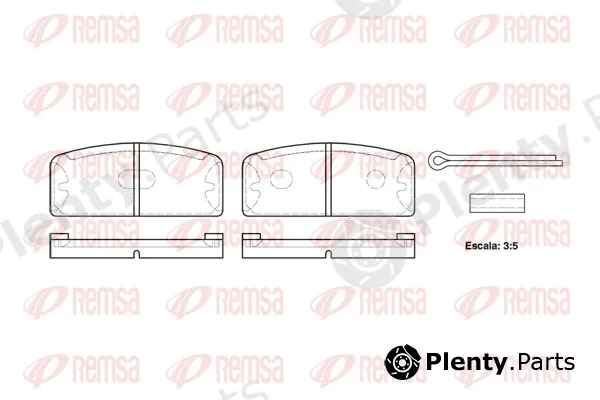 Remsa 0020.00 — Brake Pad Set, disc brake