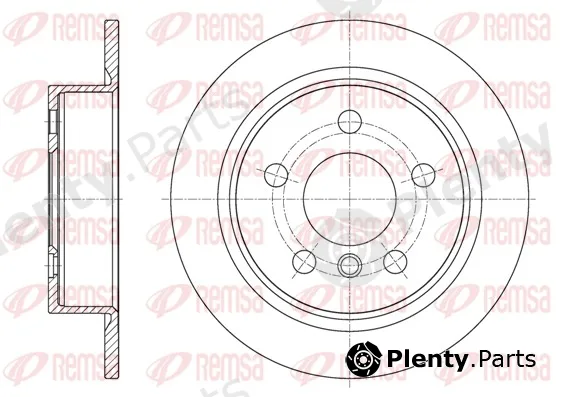 Remsa 61618.00 — Brake Disc