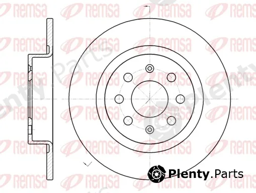 Remsa 6983.00 — Brake Disc