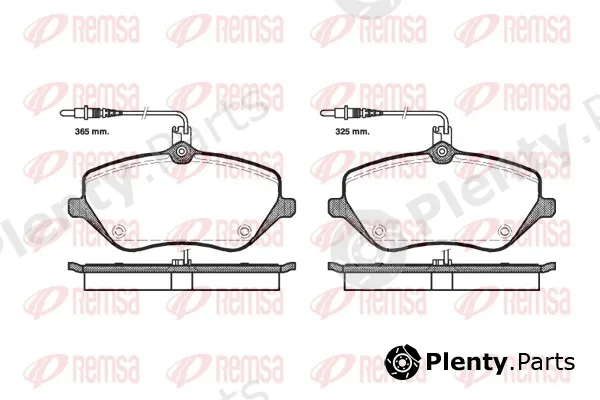 Remsa 1101.04 — Brake Pad Set, disc brake