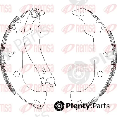 Remsa 4180.01 — Brake Shoe
