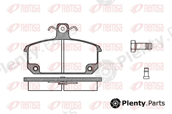 Remsa 0104.02 — Brake Pad Set, disc brake