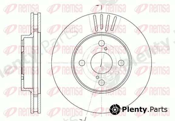 Remsa 6742.10 — Brake Disc