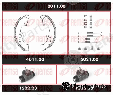 Remsa 3011.00 — Brake Kit, drum brake Precision Kit