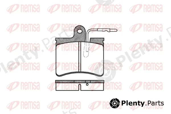Remsa 0125.04 — Brake Pad Set, disc brake
