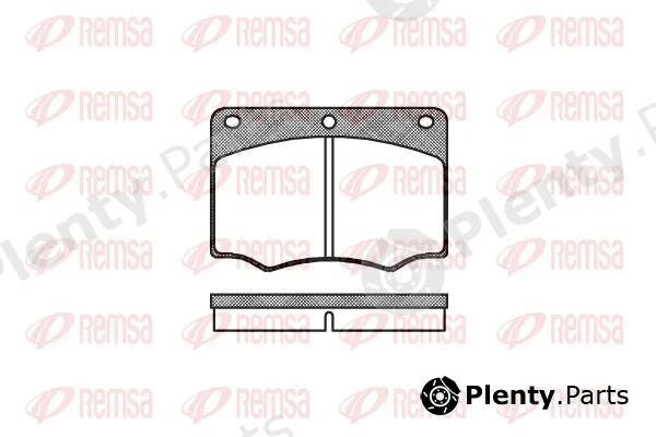 Remsa 0064.00 — Brake Pad Set, disc brake