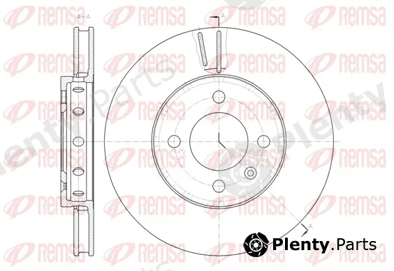 Remsa 61484.10 — Brake Disc
