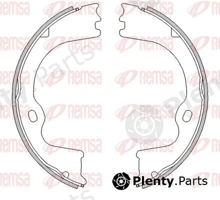 Remsa 4532.00 — Brake Shoe, parking brake