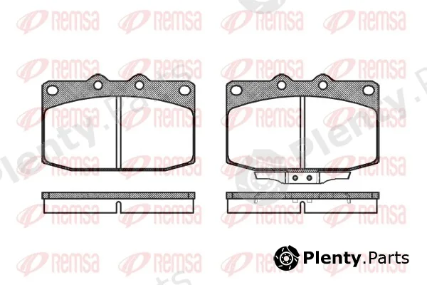 Remsa 0235.02 — Brake Pad Set, disc brake