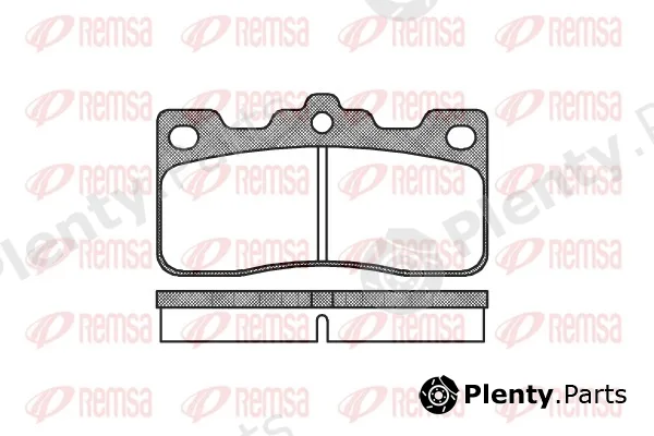Remsa 0326.00 — Brake Pad Set, disc brake