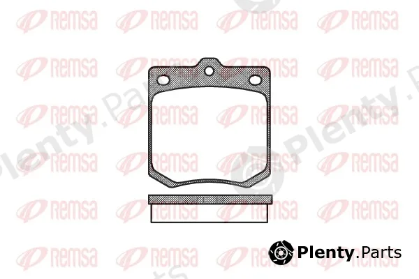 Remsa 0074.00 — Brake Pad Set, disc brake