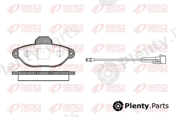Remsa 0414.01 — Brake Pad Set, disc brake