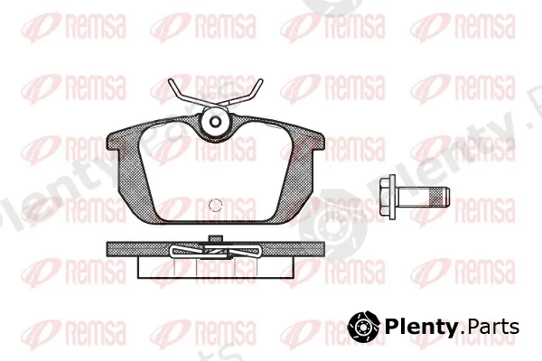 Remsa 0231.00 — Brake Pad Set, disc brake