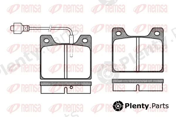 Remsa 0013.02 — Brake Pad Set, disc brake