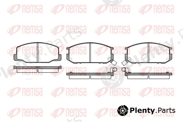 Remsa 0152.02 — Brake Pad Set, disc brake