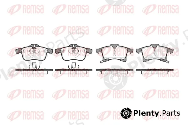 Remsa 1036.02 — Brake Pad Set, disc brake