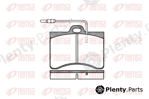 Remsa 0086.04 — Brake Pad Set, disc brake