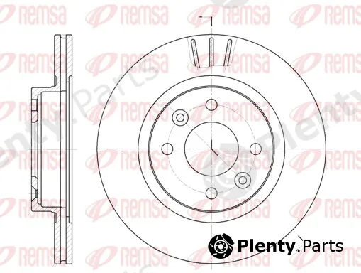 Remsa 6204.10 — Brake Disc