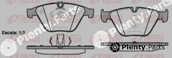 Remsa 0857.20 — Brake Pad Set, disc brake