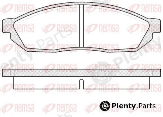 Remsa 0111.00 — Brake Pad Set, disc brake