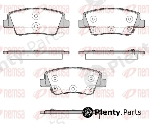 Remsa 1980.02 — Brake Pad Set, disc brake