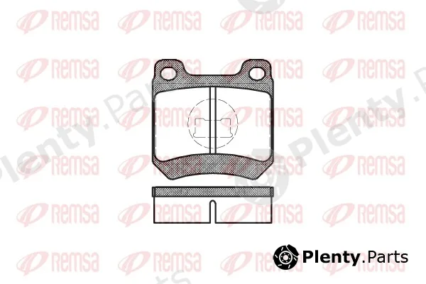 Remsa 0012.10 — Brake Pad Set, disc brake