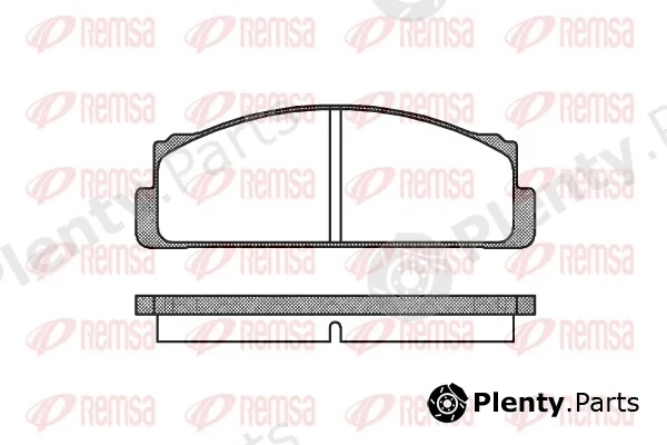 Remsa 0022.20 — Brake Pad Set, disc brake