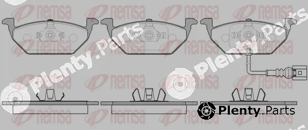 Remsa 0633.41 — Brake Pad Set, disc brake