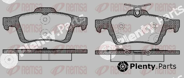 Remsa 0842.70 — Brake Pad Set, disc brake