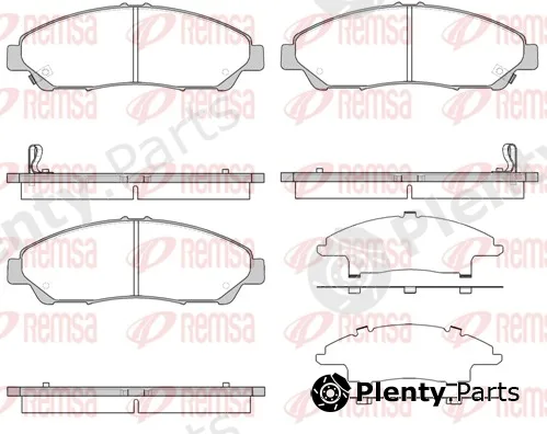 Remsa 1269.02 — Brake Pad Set, disc brake
