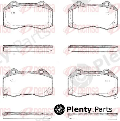Remsa 1113.02 — Brake Pad Set, disc brake