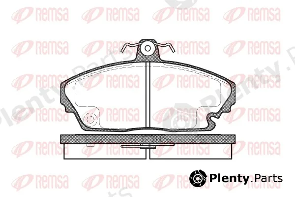 Remsa 0635.00 — Brake Pad Set, disc brake