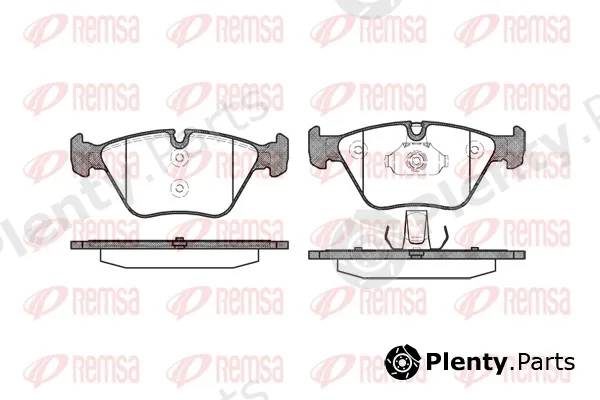 Remsa 0963.00 — Brake Pad Set, disc brake