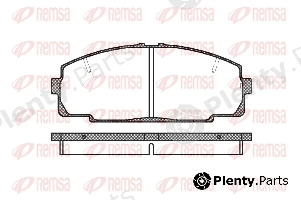 Remsa 0421.20 — Brake Pad Set, disc brake
