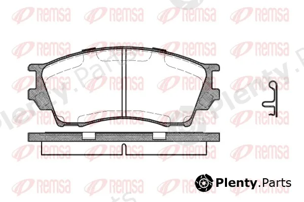 Remsa 0491.00 — Brake Pad Set, disc brake