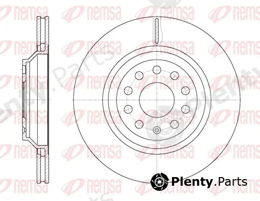 Remsa 61172.10 — Brake Disc