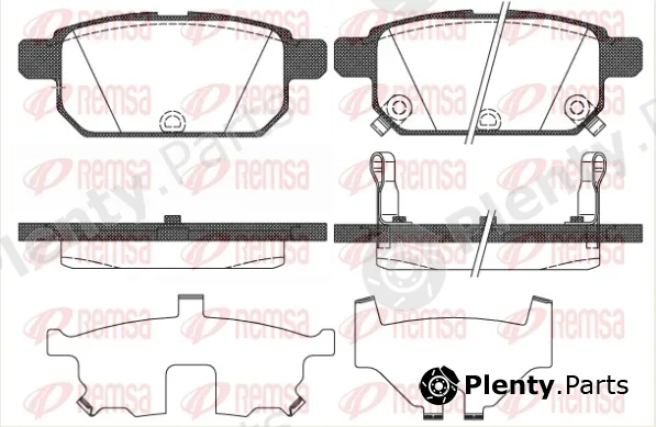 Remsa 1471.02 — Brake Pad Set, disc brake
