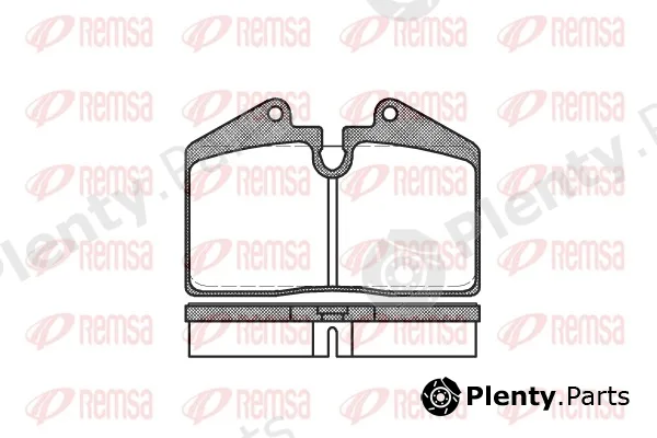 Remsa 0140.10 — Brake Pad Set, disc brake