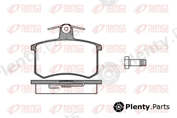 Remsa 0135.00 — Brake Pad Set, disc brake