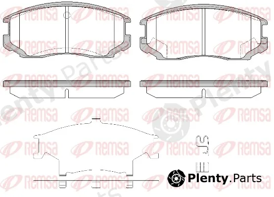 Remsa 0357.32 — Brake Pad Set, disc brake