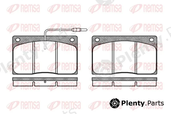 Remsa 0044.02 — Brake Pad Set, disc brake