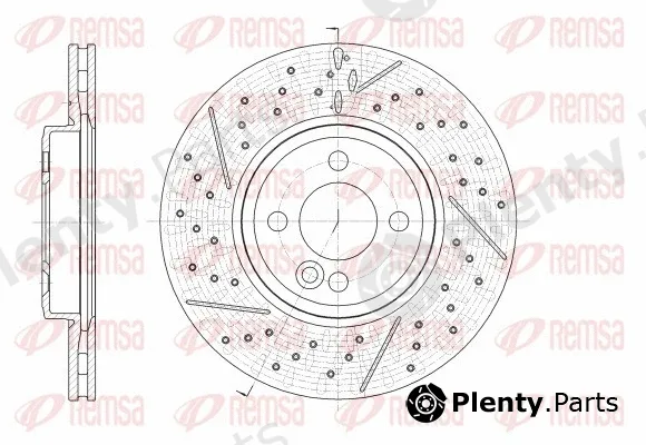 Remsa 62543.10 — Brake Disc