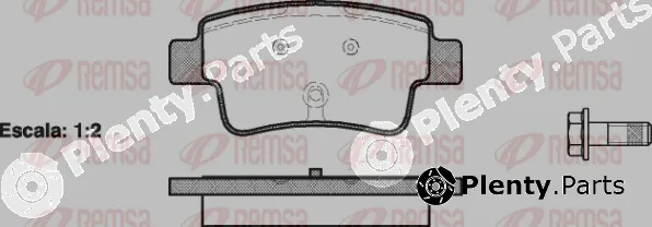 Remsa 1198.00 — Brake Pad Set, disc brake