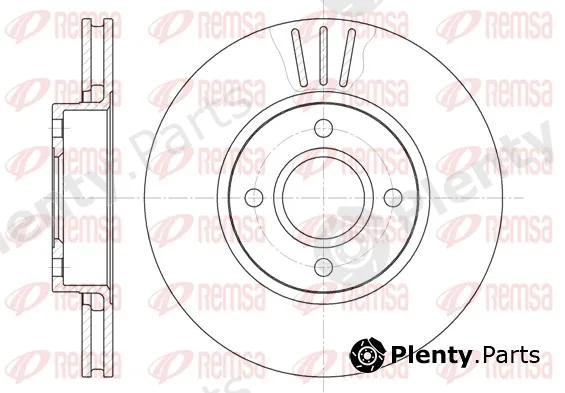 Remsa 6469.10 — Brake Disc